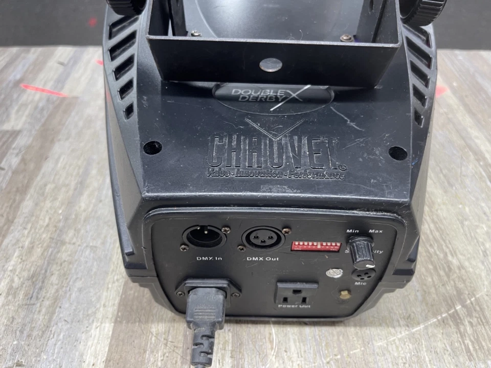 Chauvet Double Derby 2012 Metal Boxed Dj Lighting TESTED NICE - Image 4 of 4