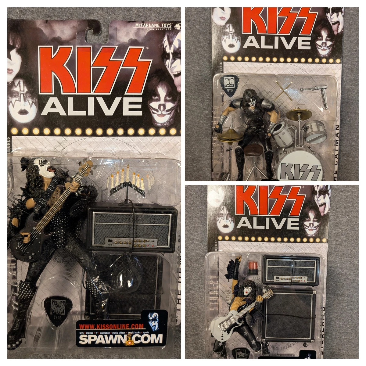 McFarlane Toys KISS Music Action Figures 2000 Year Manufactured