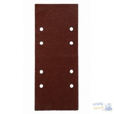 Abrasive Sheet 8 Holes With Hook And Loop Closure Pack Of 6 Mm 93X185 Grit 50