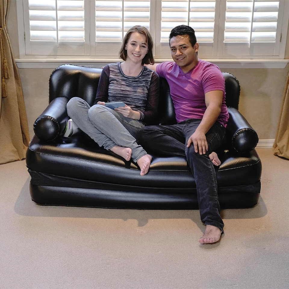 Bestway Sillon Hinchable 5 Posiciones Negro 188x152x64 cm Interior 75054 - Imagen 4 de 4