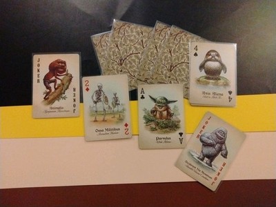 UNNATURAL HISTORY art playing card singles C. Phillips (pack fresh) Free Ship