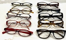 Lot of 10 Brand Name Assorted Optical Eyeglass Frames For Women