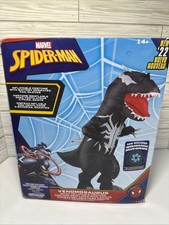 Spiderman VENOMOSAURUS INFLATABLE Halloween Dinosaur Costume Adult One Size NEW