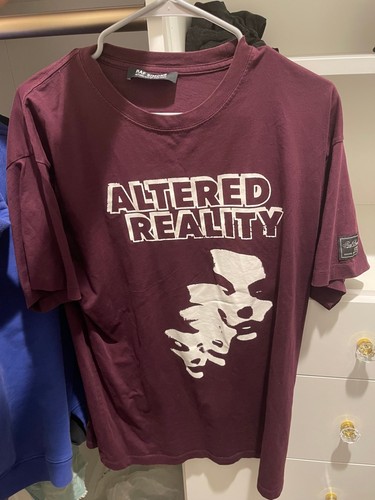 Raf Simons, Raf Simons AW22 'Altered Reality' T-Shirt — Burgundy, Size S