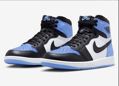 Nike Air Jordan 1 Retro High OG UNC Toe DZ5485-400 University Blue Men s Size 8