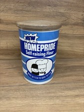 Vintage Homepride Fred Self Raising Flour Storage Jar Crown Devon 1979  s6