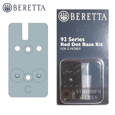 Beretta 92 Series C-More Red Dot Optic PLATE KIT 2 Screws E03053 FAST SHIP