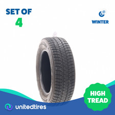 Set Of 4 Used 20565r16 Bridgestone Blizzak Ws90 Studless 95t - 9-1132 Set Of 4 Used 20565r16 Bridgestone Blizzak Ws90 Studless 95t - 9-1132