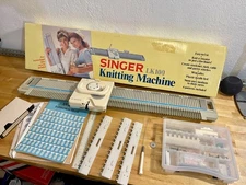 Vintage Singer LK 100 Knitting Machine Original Box Knitter • Made in Japan