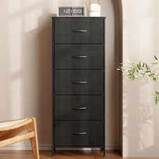 Dresser for Bedroom with 5 Storage Drawers, 48" Tall Dresser Chest of Drawers...