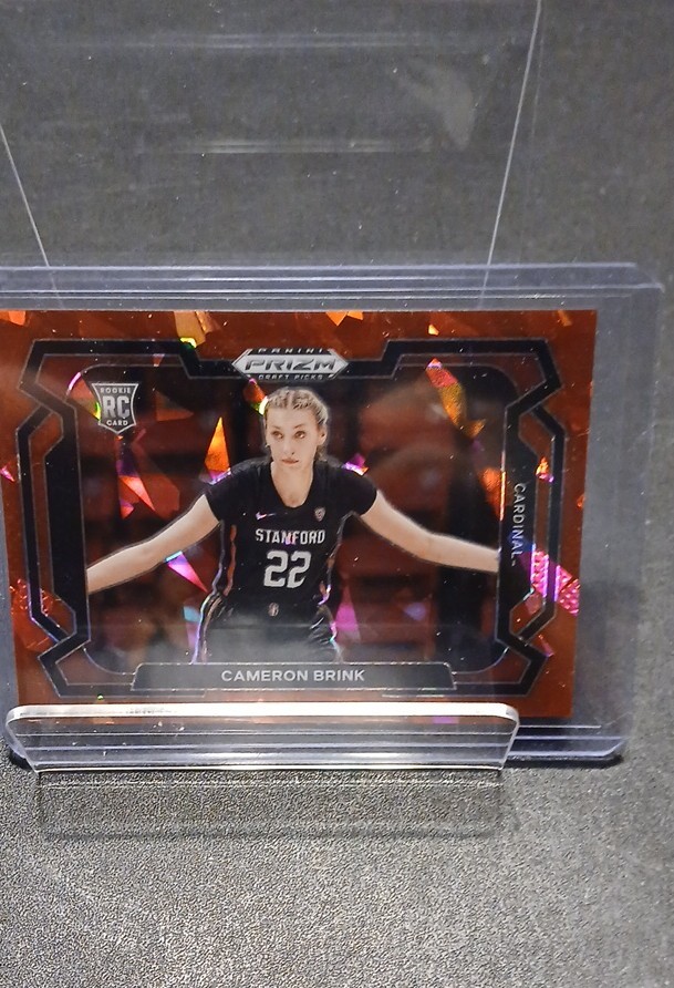 2024 Panini Prizm Draft Picks - Cameron Brink #89 Red Ice Prizm Variations (RC)