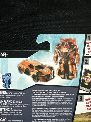 NEW UNOPENED TRANSFORMERS Autobot DRIFT Robots in Disguise NIB Card Style 1-Step - Picture 12 of 16