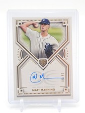 MATT MANNING 2022 TOPPS DEFINITIVE COLLECTION ROOKIE AUTO /50 #DRA-MM Q5194