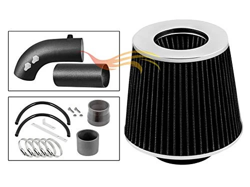 BCP RW GRIS para Acura TSX 2004-2007 sedán 2,4 L 4 cilindros Ram kit de admisión de aire + filtro Foto 4 de 4