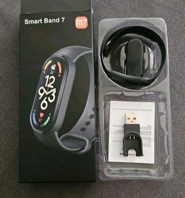 Smart Band 7 M7 Aktivitäts Fitness Tracker in Schwarz