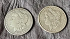 Lot of 2 ~ $1 Morgan Silver Dollars ~ 1885 & 1889