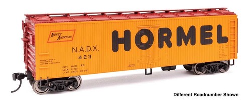 Refrigerador de madera Walthers 910-41312 HO Hormel 40' con extremos de acero RTR NADX #467 | Zustand: New