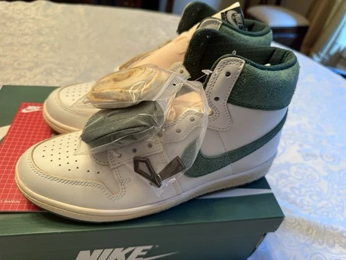 NEW FQ2942-100 NIKE AIR SHIP PE SP SHOES JORDAN GREEN MENS SZ 9 A MA MANIERE