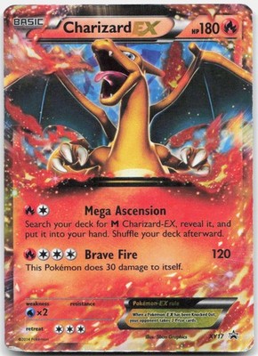 Charizard EX XY17 Holo Promo XY Promo Pokemon Heavily Played
