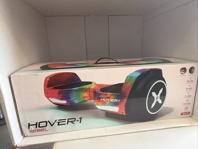 Hover-1 Rebel Kids With LED Headlight, 6 MPH Max Speed - Tie Dye
