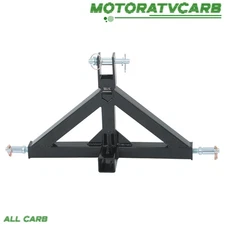 ALL-CARB 3 Point Trailer Hitch W/ 2" Receiver Quick Hitch For Category 1 Tractor