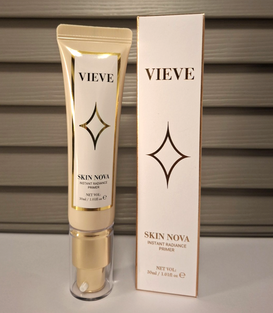 ~ NEW ~ VIEVE SKIN NOVA INSTANT RADIANCE PRIMER 30ml FULL SIZE **BOXED**