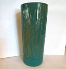 Frankoma Blue-Green Textured Art Pottery Vase Glossy Finish 6” Tall