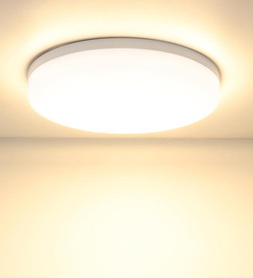 Kambo LED Deckenleuchte Bad 48W Orbicular - Deckenlampe  30Cm Modern Warmweiß 30