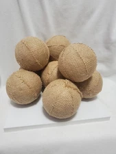 Burlap Wrapped Decorative Bowl Filler 9 Total Lightweight Rustic Decor