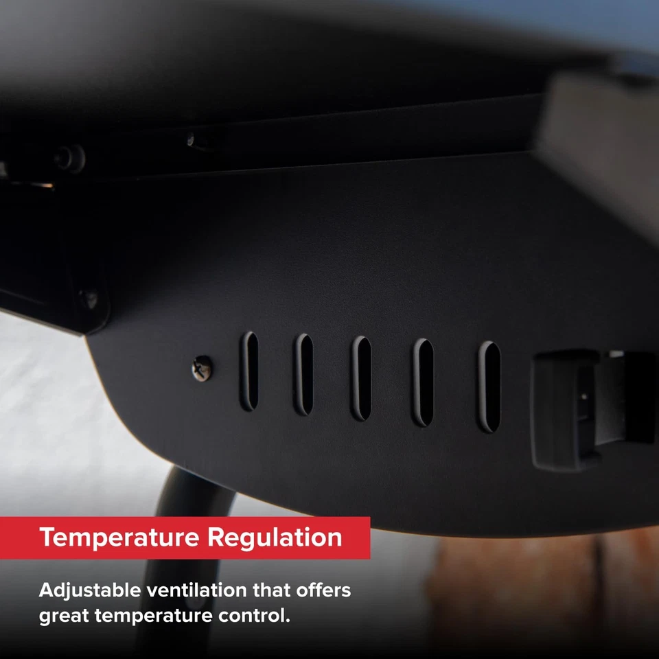 Parrilla de barril de carbón Nexgrill Premium, parrilla de barbacoa de 29 pulgadas, resistente Foto 3 de 4