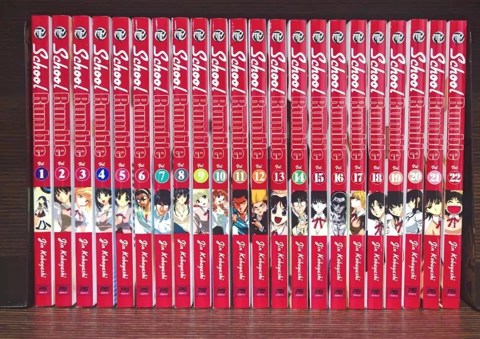 SCHOOL RUMBLE Manga Complete Full Set English (Volumes 1-22) by