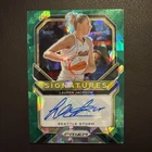 LAUREN JACKSON - 2021 Auto Green Cracked Ice Panini Prizm WNBA Signatures