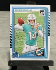 2025 Donruss Optic Quinn Ewers #213 Rated Rookie Rookie RC Dolphins