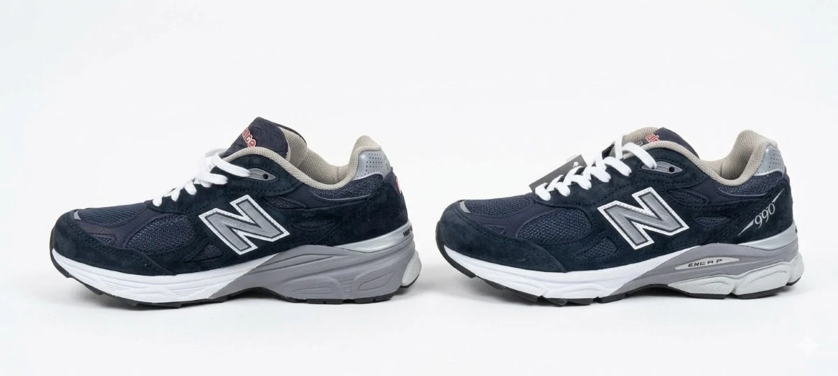 Las mejores ofertas en New Balance 990v3 Made in USA Navy White | eBay