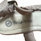 Bella-Vita Women’s Beige Braided Wedge Strappy Buckle Sandals US 8.5 WW — photo 3
