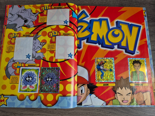 pokemon merlin sticker album With Poster, 70% Complete - Picture 5 of 9