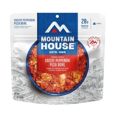 Mountain House Cheesy Pepperoni Pizza Bowl | Freeze Dried Backpacking & Camping