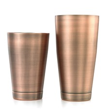 Mercer Culinary Barfly 2-Piece 18 & 28 oz. Capped Bottom Cocktail Shaker Set