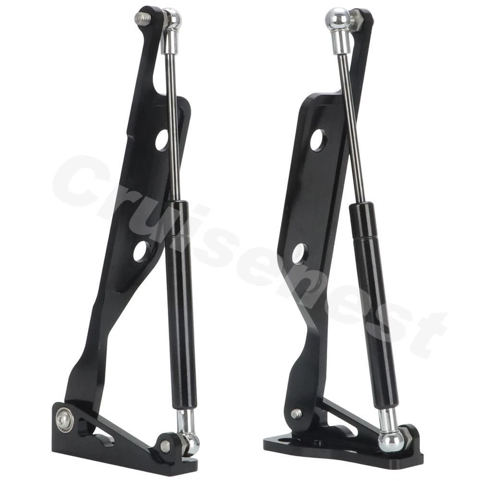 US For Honda Civic CRX 1988-1991 EF Billet Aluminum Gas Hood Hinge Latch Support Foto 2 de 4