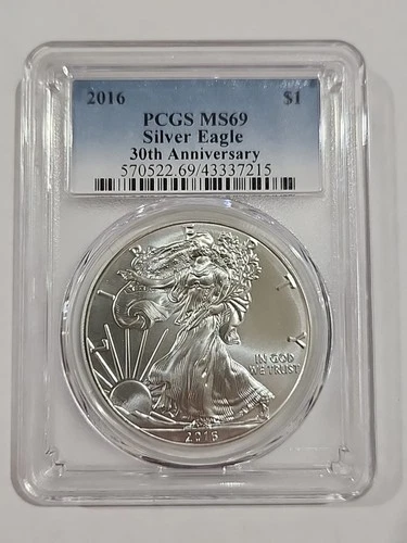 2016 American Silver Eagle PCGS MS69