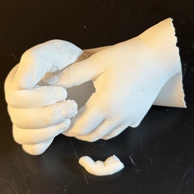 Lifecast Pair Of Children s Hands - Dismembered Finger - Halloween Prop -Unusual