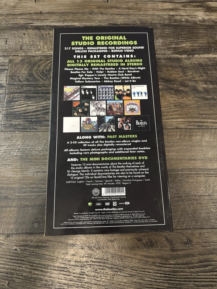 THE BEATLES Original Studio Recordings 16 CD & DVD Box Set 2009 Remastered  - Image 2 of 4