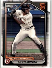 2024 Bowman Draft Dakota Jordan #BD-71 San Francisco Giants