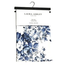 Laura Ashley Floral Blue White Roses Window C...