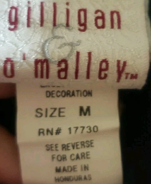 Gillian & O’Malley Damas Negro Medio Slip Mediano 16" Foto 3 de 3