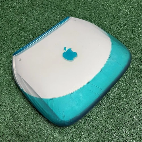 Apple iBook G3 M2453 Clamshell Laptop Blueberry  UNTESTED RARE!