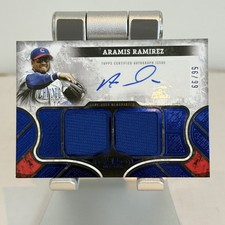 Aramis Ramirez 2025 Topps Tier One Auto Relic /99 Cubs Game Used Patch Autograph