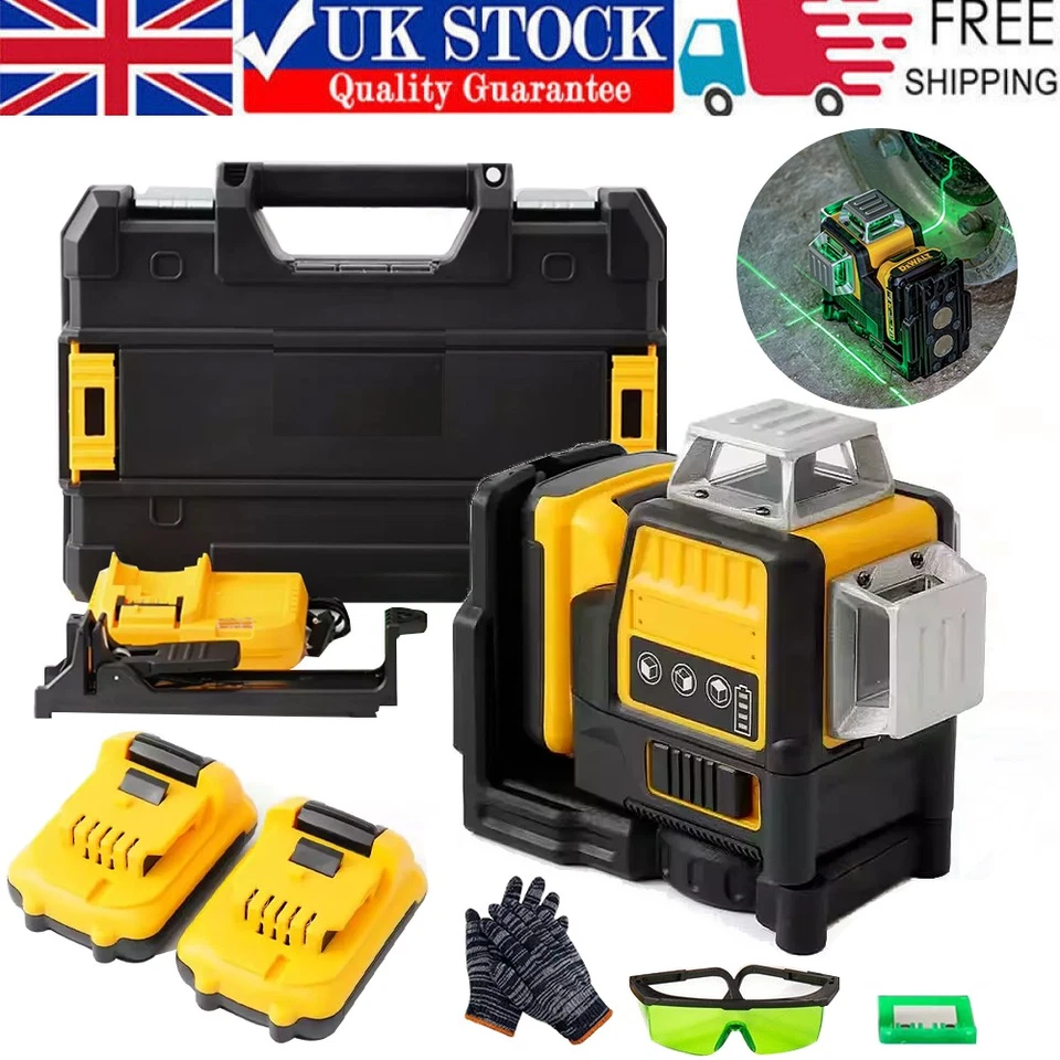 360 LASER LEVEL SET 2 BATTERY & CHARGER COMPATIBLE REPLACE WITH