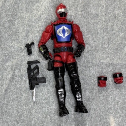 COBRA HISS TANK DRIVER Figure GIJOE CLASSIFIED SERIES 99 6" Scale 1/12 HASLAB - Bild 2 von 2