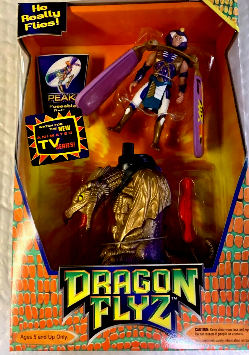 Dragon Flyz SUMMIT, ZNETH, & PEAK Launcher Flying Toy Galoob 66220